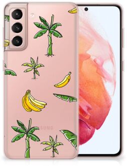 B2Ctelecom Mobiel Case Samsung Galaxy S21 GSM Hoesje Banana Tree