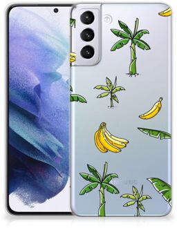 B2Ctelecom Mobiel Case Samsung Galaxy S21 Plus GSM Hoesje Banana Tree