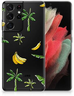 B2Ctelecom Mobiel Case Samsung Galaxy S21 Ultra GSM Hoesje Banana Tree