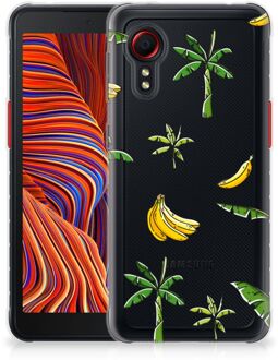 B2Ctelecom Mobiel Case Samsung Galaxy Xcover 5 GSM Hoesje Banana Tree