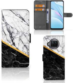 B2Ctelecom Mobiel Case Xiaomi Mi 10T Lite GSM Hoesje Marble White Black