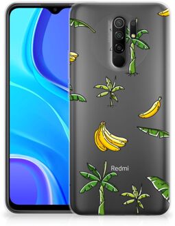 B2Ctelecom Mobiel Case Xiaomi Redmi 9 GSM Hoesje Banana Tree