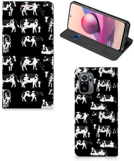 B2Ctelecom Mobiel Case Xiaomi Redmi Note 10 4G | 10S Telefoon Hoesje Design Koetjes