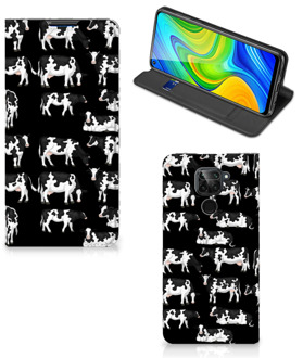 B2Ctelecom Mobiel Case Xiaomi Redmi Note 9 Telefoon Hoesje Design Koetjes