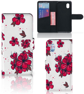 B2Ctelecom Mobiel Hoesje Alcatel 1B (2020) Smartphone Hoesje Blossom Red