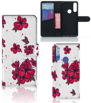 B2Ctelecom Mobiel Hoesje Alcatel 1S 2020 Smartphone Hoesje Blossom Red