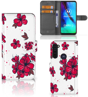 B2Ctelecom Mobiel Hoesje Motorola Moto G Pro Book Case Blossom Red