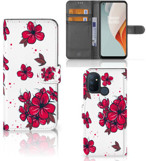 B2Ctelecom Mobiel Hoesje OnePlus Nord N100 Book Case Blossom Red