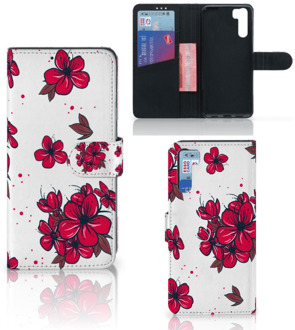 B2Ctelecom Mobiel Hoesje OPPO A91 | Reno3 Smartphone Hoesje Blossom Red