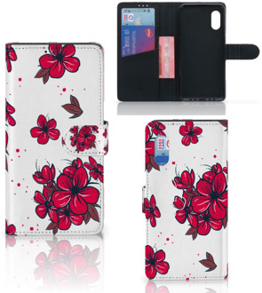 B2Ctelecom Mobiel Hoesje Samsung Xcover Pro Smartphone Hoesje Blossom Red