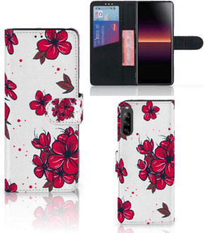 B2Ctelecom Mobiel Hoesje Sony Xperia L4 Smartphone Hoesje Blossom Red