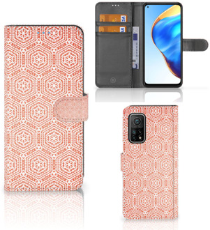 B2Ctelecom Mobiel Hoesje Xiaomi Mi 10T Pro | Mi 10T Smartphone Hoesje Pattern Orange