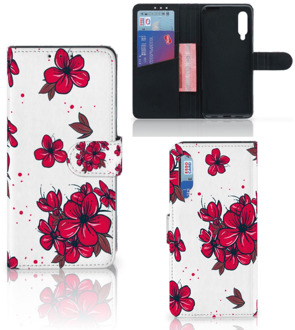 B2Ctelecom Mobiel Hoesje Xiaomi Mi 9 Smartphone Hoesje Blossom Red