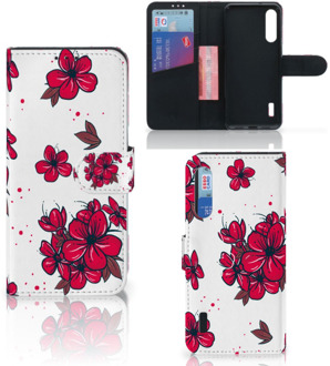 B2Ctelecom Mobiel Hoesje Xiaomi Mi A3 Book Case Blossom Red