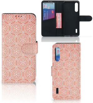 B2Ctelecom Mobiel Hoesje Xiaomi Mi A3 Smartphone Hoesje Pattern Orange