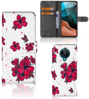 B2Ctelecom Mobiel Hoesje Xiaomi Poco F2 Pro Book Case Blossom Red