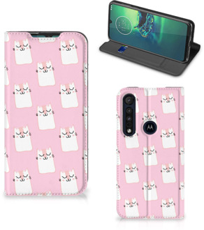 B2Ctelecom Motorola G8 Plus Hoesje maken Sleeping Cats