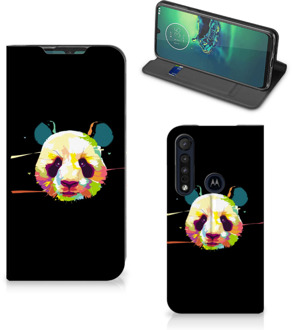 B2Ctelecom Motorola G8 Plus Magnet Case Panda Color