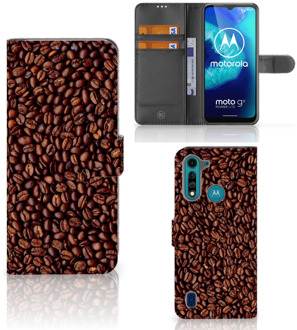 B2Ctelecom Motorola G8 Power Lite Smartphone Hoesje Koffiebonen