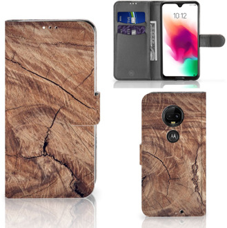 B2Ctelecom Motorola Moto G7 | G7 Plus Book Case Hoesje Design Tree Trunk