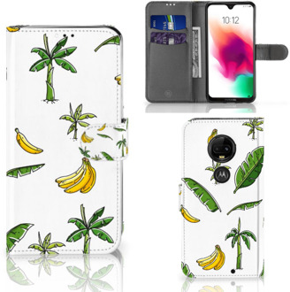 B2Ctelecom Motorola Moto G7 | G7 Plus Bookcase Hoesje Design Banana Tree