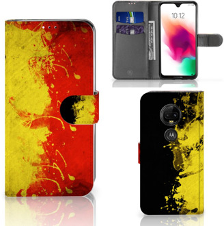 B2Ctelecom Motorola Moto G7 | G7 Plus Bookcase Hoesje Design Belgische Vlag