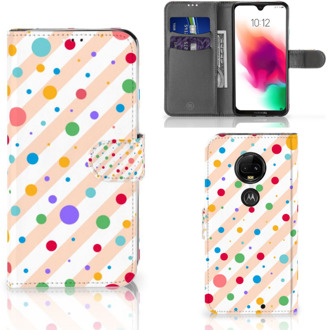 B2Ctelecom Motorola Moto G7 | G7 Plus Bookcase Hoesje Design Dots