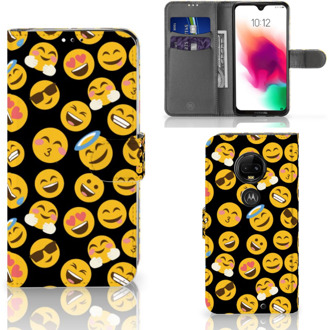 B2Ctelecom Motorola Moto G7 | G7 Plus Bookcase Hoesje Design Emoji