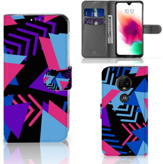 B2Ctelecom Motorola Moto G7 | G7 Plus Bookcase Hoesje Design Funky Triangle