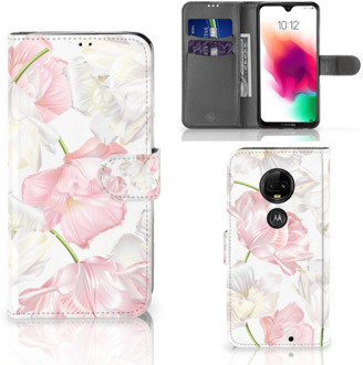 B2Ctelecom Motorola Moto G7 | G7 Plus Bookcase Hoesje Design Lovely Flowers