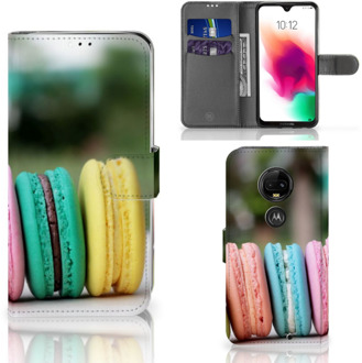 B2Ctelecom Motorola Moto G7 | G7 Plus Bookcase Hoesje Design Macarons