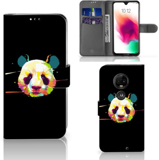 B2Ctelecom Motorola Moto G7 | G7 Plus Bookcase Hoesje Design Panda Color