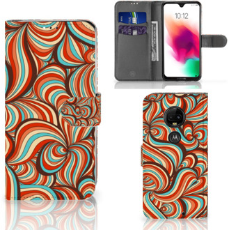 B2Ctelecom Motorola Moto G7 | G7 Plus Bookcase Hoesje Design Retro