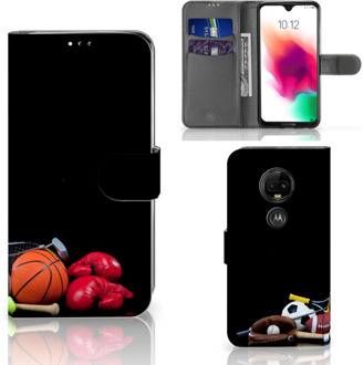 B2Ctelecom Motorola Moto G7 | G7 Plus Bookcase Hoesje Design Sports