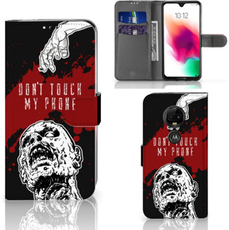 B2Ctelecom Motorola Moto G7 | G7 Plus Bookcase Hoesje Design Zombie Blood