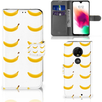 B2Ctelecom Motorola Moto G7 | G7 Plus Uniek Bookcase Hoesje Banana