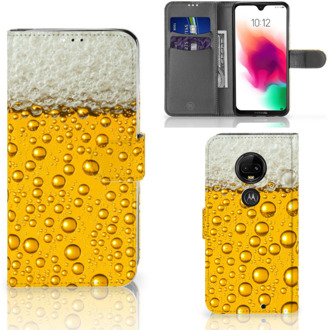 B2Ctelecom Motorola Moto G7 | G7 Plus Uniek Bookcase Hoesje Bier