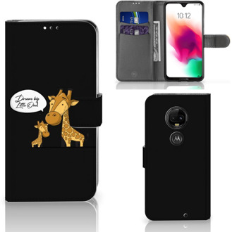 B2Ctelecom Motorola Moto G7 | G7 Plus Uniek Bookcase Hoesje Giraffe