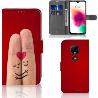 B2Ctelecom Motorola Moto G7 | G7 Plus Uniek Bookcase Hoesje Liefde