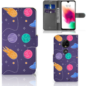 B2Ctelecom Motorola Moto G7 | G7 Plus Uniek Bookcase Hoesje Space