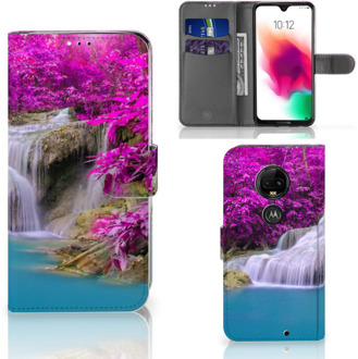 B2Ctelecom Motorola Moto G7 | G7 Plus Uniek Bookcase Hoesje Waterval