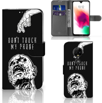 B2Ctelecom Motorola Moto G7 | G7 Plus Uniek Bookcase Hoesje Zombie