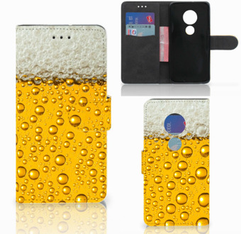 B2Ctelecom Motorola Moto G7 Play Book Case Hoesje Bier