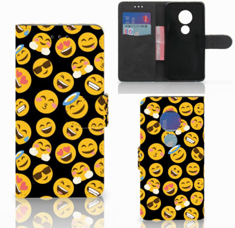 B2Ctelecom Motorola Moto G7 Play Book Case Hoesje Emoji