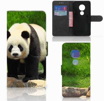 B2Ctelecom Motorola Moto G7 Play Book Case Hoesje Panda