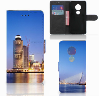 B2Ctelecom Motorola Moto G7 Play Book Case Hoesje Rotterdam