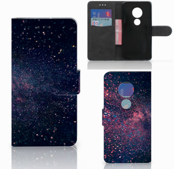 B2Ctelecom Motorola Moto G7 Play Book Case Hoesje Stars