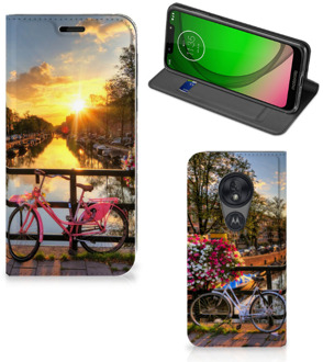 B2Ctelecom Motorola Moto G7 Play Book Cover Amsterdamse Grachten