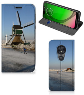 B2Ctelecom Motorola Moto G7 Play Book Cover Schaatsers Friesland