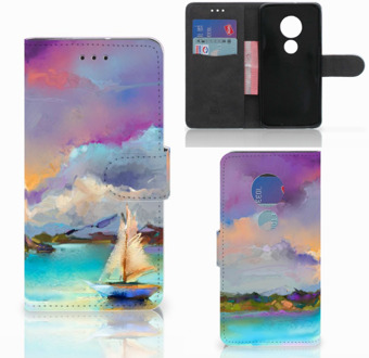 B2Ctelecom Motorola Moto G7 Play Bookcover hoesje Boat